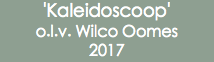 'Kaleidoscoop' o.l.v. Wilco Oomes 2017